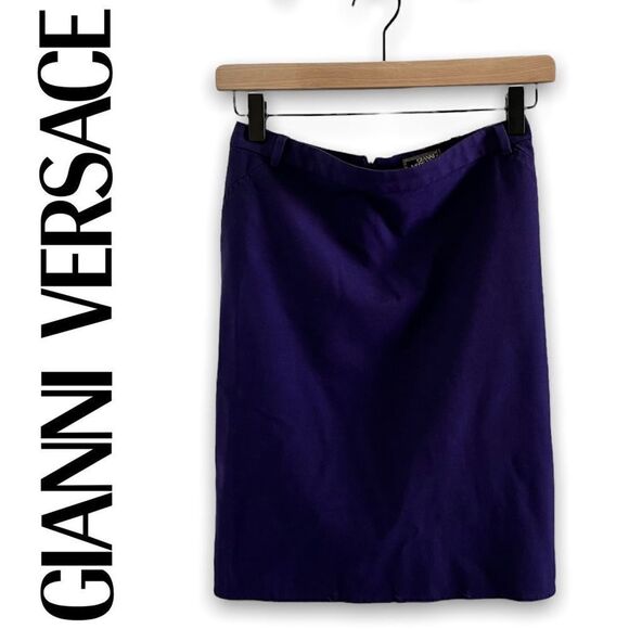 Vintage 80s Versace Skirt - Picture 1 of 15